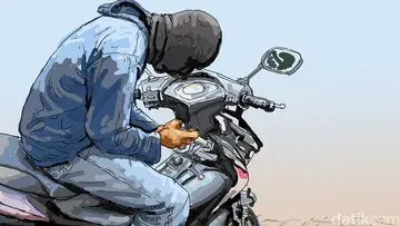 Polisi Buru Kawanan Begal Motor di Ciangsana Bogor