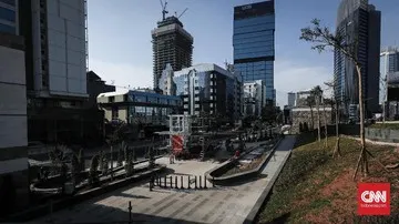MRT Jakarta Siapkan Pedestrian Deck Dukuh Atas yang Ramah Difabel untuk Urai Kepadatan