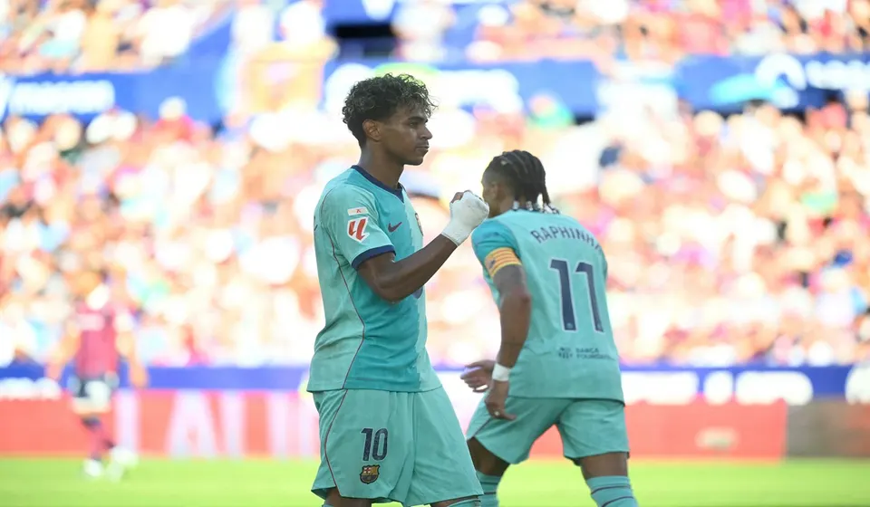 Hasil La Liga Levante vs Barcelona, Brace Lamine Yamal Pastikan Blaugrana Menang