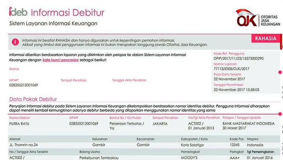 Prosedur Resmi Memulihkan Riwayat Kredit Buruk di SLIK OJK