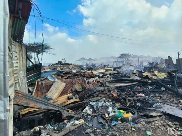 Kebakaran Deretan Kontrakan dan Bedeng di Nakula Denpasar, 300 KK Terdampak