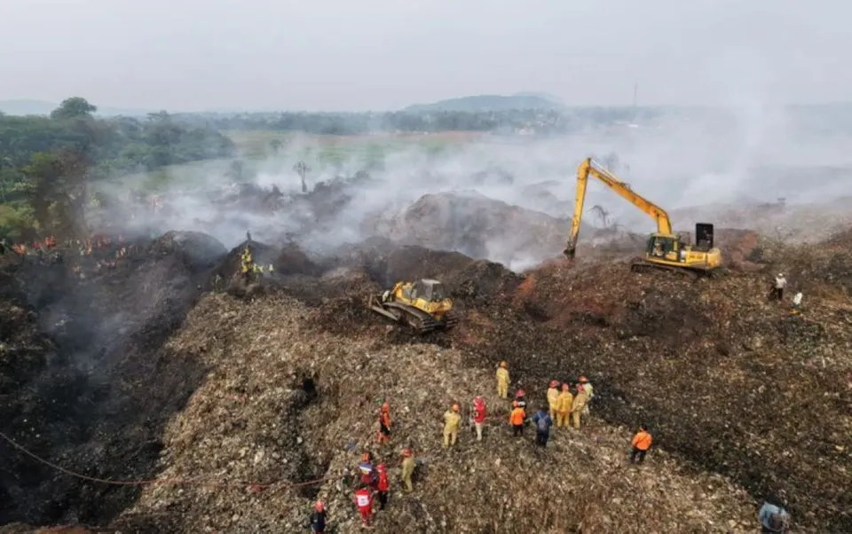 Pemkab Bogor Buat Embung Darurat Padamkan Kebakaran TPAS Galuga