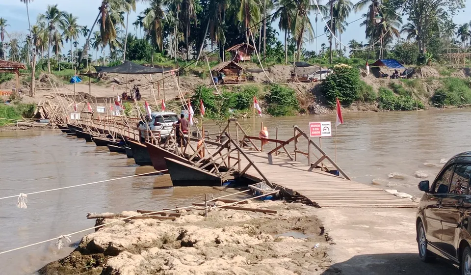 Kondisi Jembatan Kuta Blang Bireuen Pascabanjir Aceh dan Jalur Alternatifnya