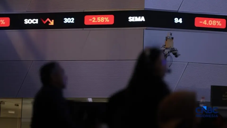 Sentimen Global Seret IHSG Jatuh di Sesi Pertama