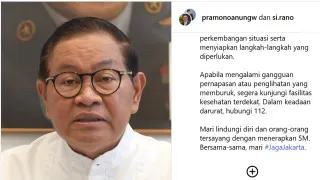 Abu Anak Krakatau Sampai ke Jakarta, Pramono Imbau Warga Lakukan 5 M