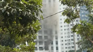 Kebakaran Apartemen di Tanah Abang, 14 Penghuni Berhasil Dievakuasi