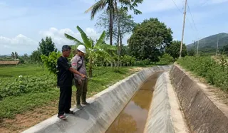 Rehabilitasi Irigasi Desa Bukit Padi Anambas Mulai Dikerjakan Setelah Bertahun-tahun Diusulkan