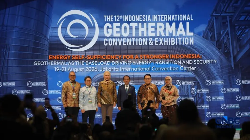 Bahlil Lahadalia Buka IIGCE 2026, Dorong Percepatan Pembangkit Listrik Panas Bumi