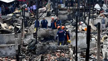 Kebakaran Pasar Sepinggan Balikpapan Hanguskan 250 Kios, Tim Inafis Polri Lakukan Olah TKP