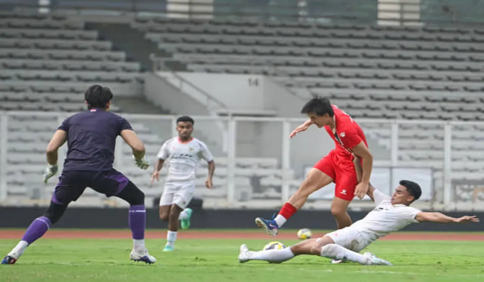 Hattrick Debut Mitchell Baker Bawa Indonesia Menang Telak Atas Kamboja di Piala AFF 2026