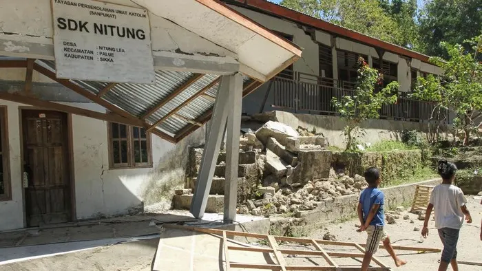 Gempa Susulan di NTT Tembus 14.236 Kejadian Pascagempa M 7,7 Flores