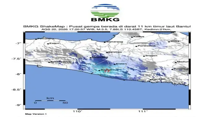 Mengenal Sesar Opak, Patahan Aktif di Balik Gempa Bantul