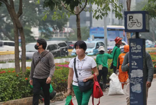 Kualitas Udara Jakarta Sabtu Pagi Terburuk Ketiga di Dunia
