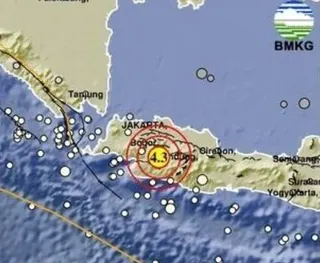 Gempa Magnitudo 4,3 Guncang Cianjur pada 1 September 2026
