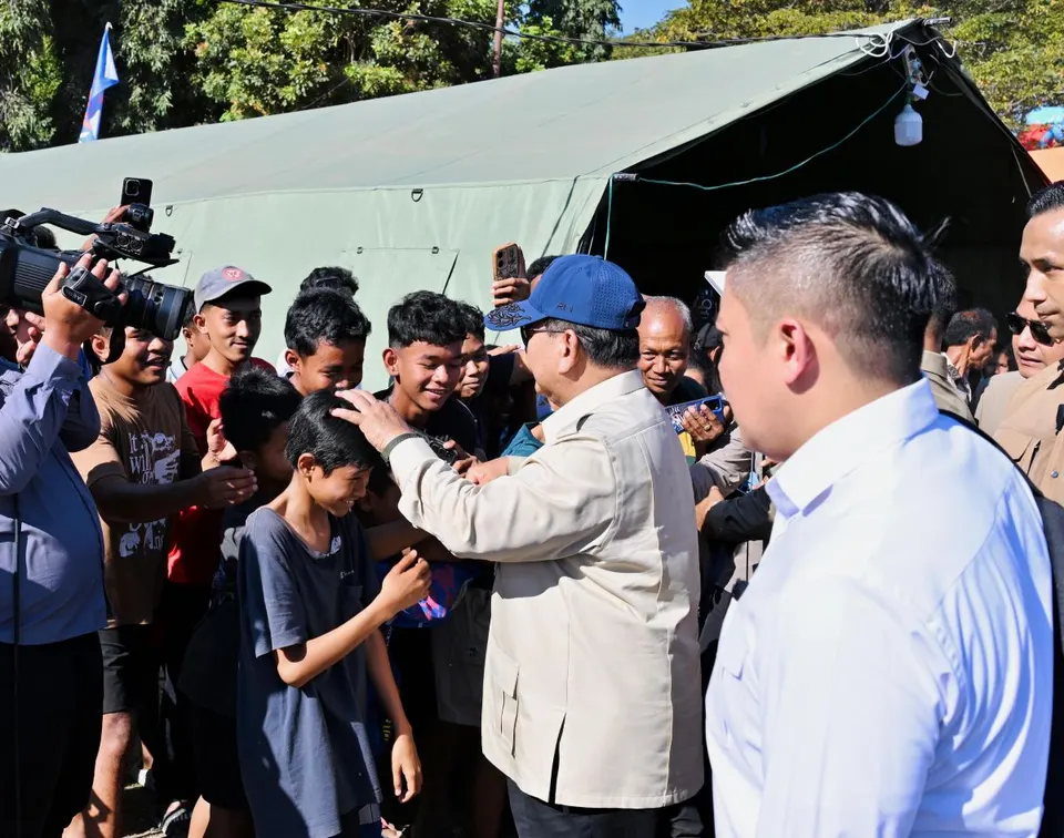 Tinjau Penanganan Gempa NTT, Presiden Prabowo Pastikan Distribusi Bantuan Tepat Sasaran