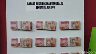 Sindikat Upal Sudah 2 Kali Cetak Uang Palsu, 4 Ribu Lembar Alami Cacat Produksi