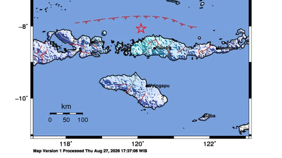 Gempa Magnitudo 5,2 Guncang Labuan Bajo, BMKG, Tidak Berpotensi Tsunami