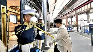 Prabowo Subianto Jajal Kereta Wisata Mewah Nusantara Explorer Rute Batang-Jakarta