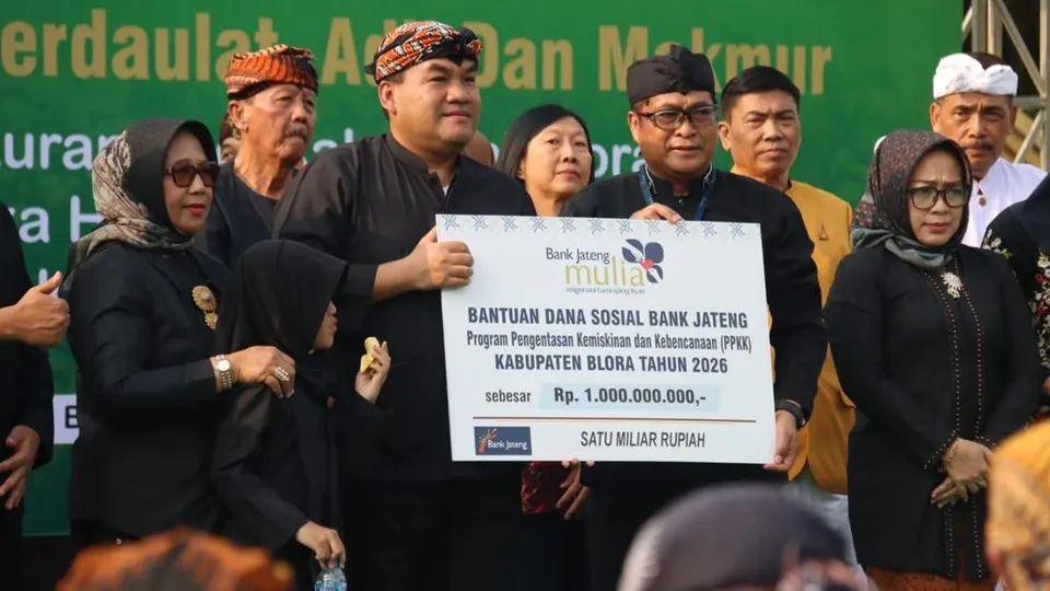 HUT ke-81 RI, Tradisi Sedekah Bumi Blora Kumpulkan 15.540 Sega Berkat