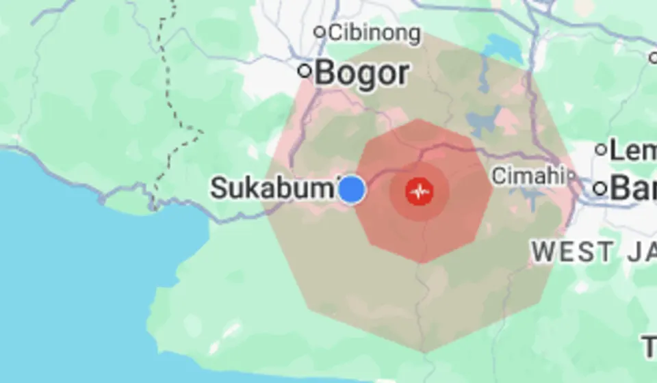 Gempa Magnitudo 4,3 Guncang Cianjur, BPBD Imbau Warga Waspada dan Tidak Panik
