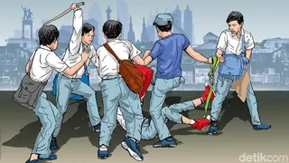 Tabrak Warga saat Tawuran hingga Luka-luka, Duo ABG di Bogor Ditangkap