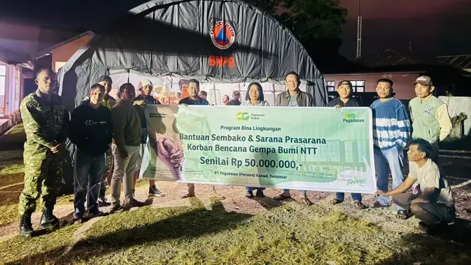 Gempa Magnitudo 7,7 Guncang NTT, Pegadaian Salurkan Bantuan ke 6 Kabupaten