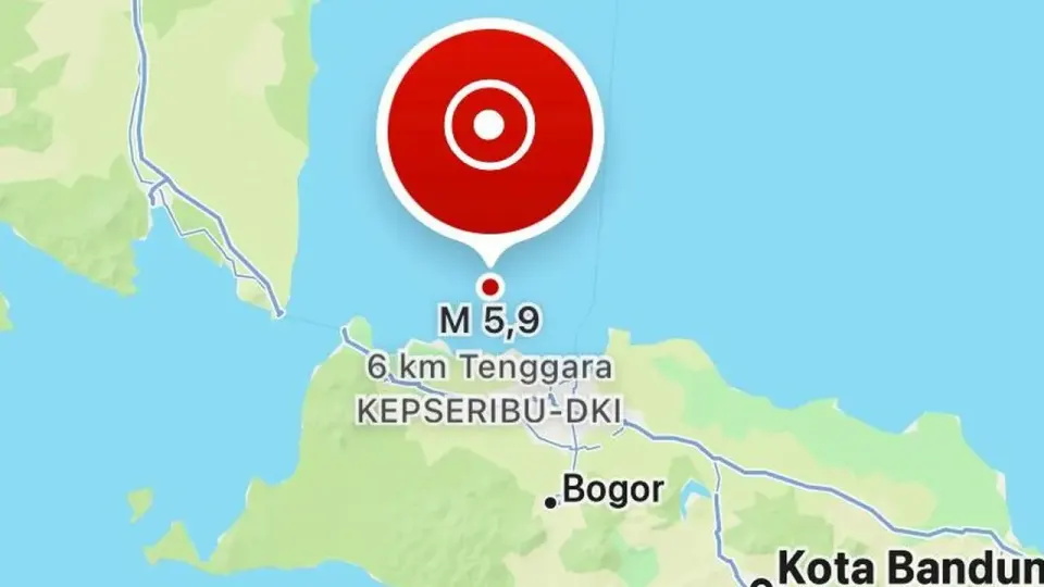 Gempa Kepulauan Seribu M 5,9 Akibat Aktivitas Intraslab, Mengapa Getarannya Terasa Sangat Luas?