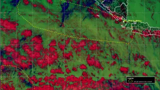 Update Sebaran Abu Vulkanik Anak Krakatau hingga Pagi Ini