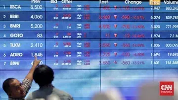 Ratusan Saham Berguguran Menyeret IHSG Jatuh ke Level 6196 pada Akhir Pekan