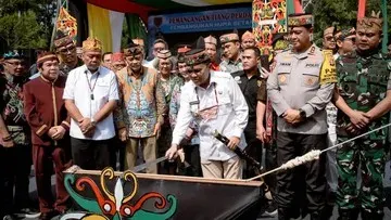 Huma Betang Baru di Palangka Raya Menjadi Simbol Persatuan Dayak