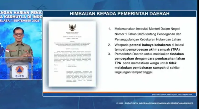 Kebakaran TPA Jadi Ancaman Nasional, KLH Minta Pemda Tingkatkan Kesiapsiagaan