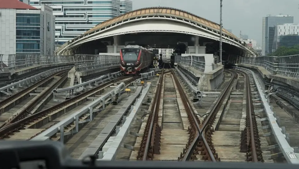 LRT Cetak Rekor, Tembus 3 Juta Penumpang Sebulan