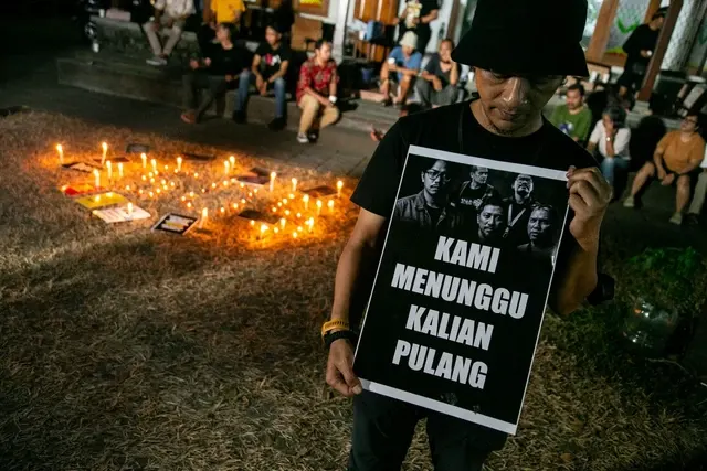 5 Jurnalis Hilang, PFI Yogya Gelar Doa Bersama, Kami Menunggu Kalian Pulang