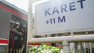 Stasiun Karet Setop Operasi Mulai Hari Ini, Naik-Turun KRL di BNI City