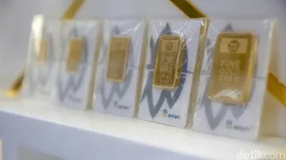 Harga Emas Antam Naik Lagi, Sentuh Rp 2.623.000 per Gram