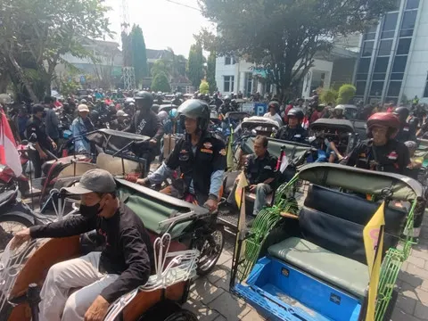 Ratusan Sopir Bentor Desak Penundaan Kawasan Pedestrian Penuh Malioboro