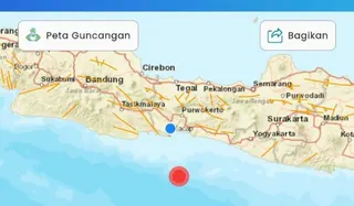 BMKG, Gempa M5,3 di Cilacap Dipicu Subduksi Lempeng Indo-Australia
