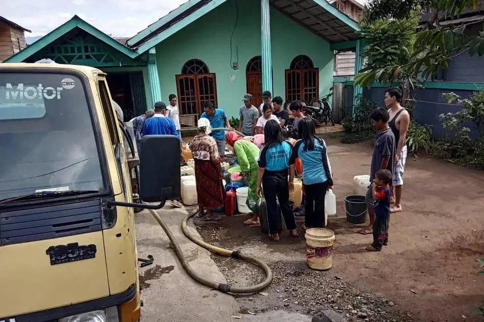 Dampak El Nino, Warga di Sumatera Selatan Tempuh 5 Kilometer demi Air Bersih