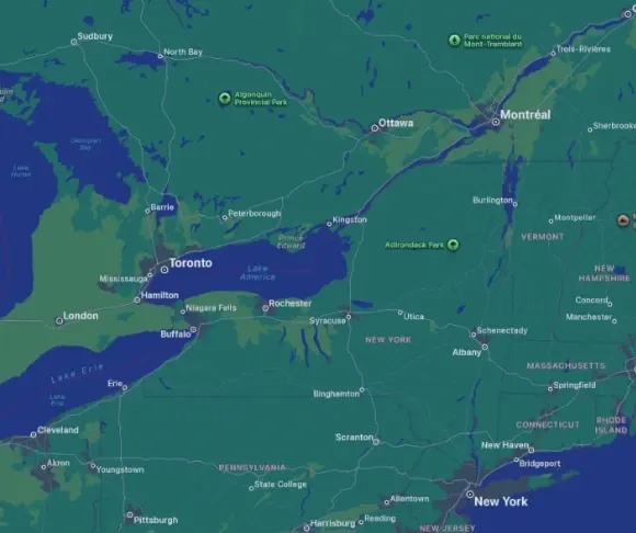 Apple dan Google Ubah Nama Danau Ontario Menjadi Danau Amerika, Picu Perdebatan