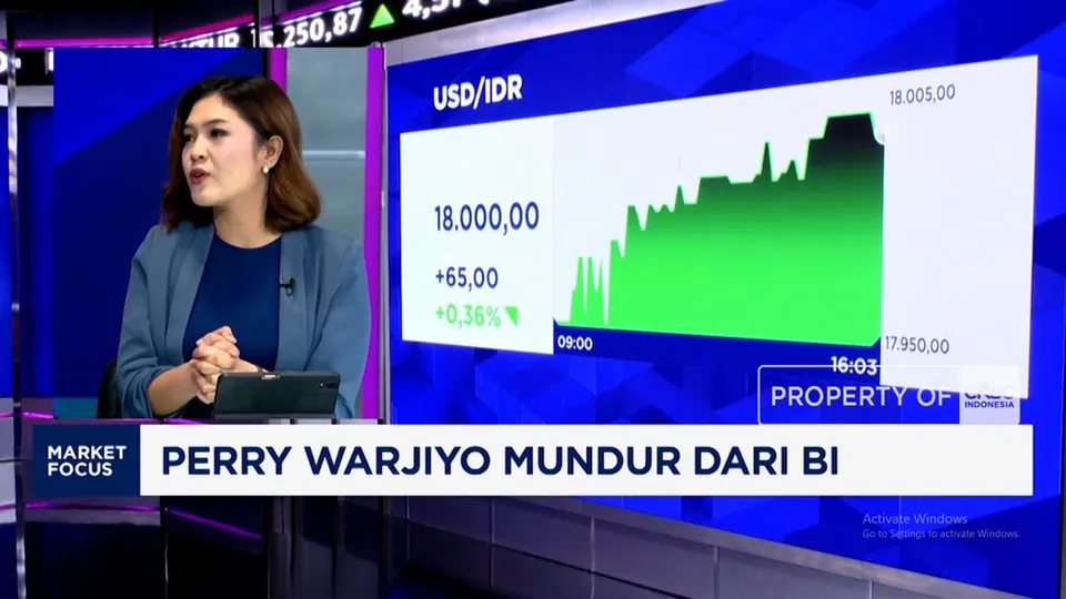 Rupiah Amblas ke 18 Ribu Imbas Pengunduran Diri Gubernur Bank Indonesia