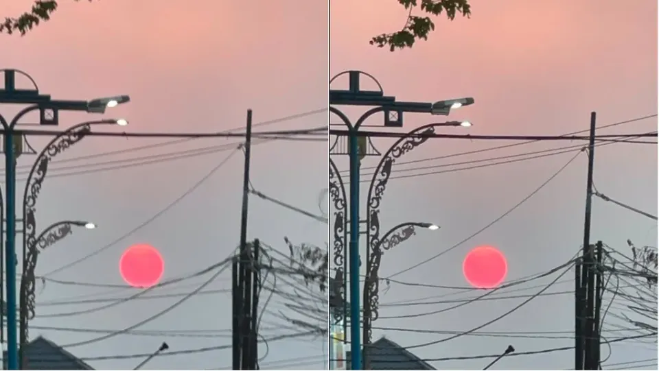 Mengenal Penyebab Matahari Merah di Palangka Raya, karena Kebakaran dan Efek Optik Atmosfer