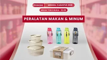 Transmart Full Day Sale Tawarkan Peralatan Makan dan Minum Mulai Rp 12.000