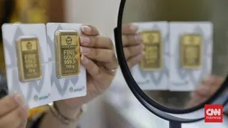Harga Emas Antam Naik ke Rp2,623 Juta per Gram pada Jumat (31/7)