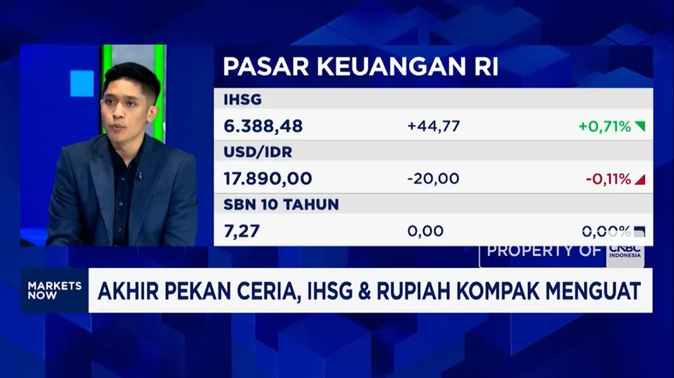 Rupiah dan IHSG Menguat di Akhir Pekan, Isu Pemilihan Gubernur BI Jadi Perhatian