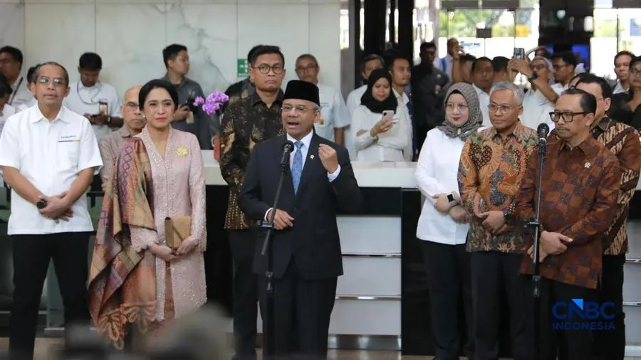 Momen Menkeu Suahasil Beri Pidato Pertama di Depan PNS Kemenkeu