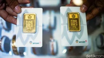 Harga Emas Antam Mulai Merangkak Naik Setelah Sempat Anjlok Tajam